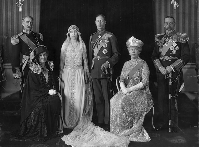 Король Георг VI и королева Елизавета