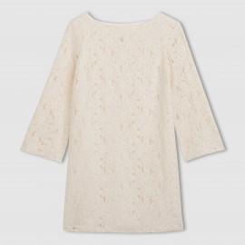 Платье из кружева с рукавами 3/4