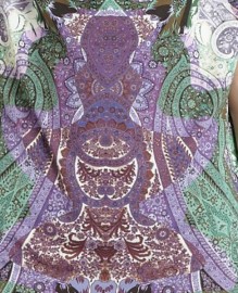 Стильное бирюзовое платье свободного кроя Emilio Pucci
