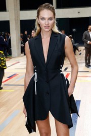 Стильное черное платье-пиджак со шнуровкой Christian Dior