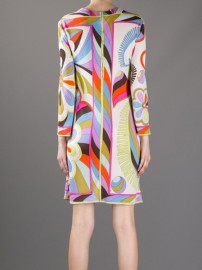 Стильное цветное летнее платье Emilio Pucci