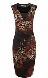Стильное коричневое платье-футляр Asos