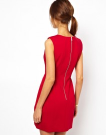 Повседневное красное платье с юбкой-тюльпан Asos