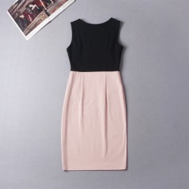 Розовое платье-футляр из трикотажа Roland Mouret