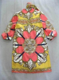 Цветное платье из натурального шелка Dolce and Gabbana
