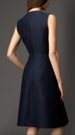Модное платье темно-синего цвета Burberry