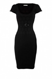 Черное трикотажное платье-футляр Asos
