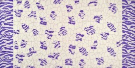 Палантин женские шелк 80х175 B02-3140-10 (Eleganzza)
