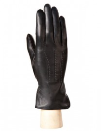 Перчатки кожаные женские подкладка из шелка AND W12FT 77 black (Anyday)