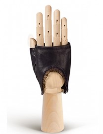 Перчатки женские без пальцев 951 black (Eleganzza)
