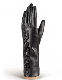 Перчатки женские 100% шерсть IS229 black (Eleganzza)
