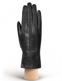 Перчатки женские 100% шерсть IS252L-s black (Eleganzza)