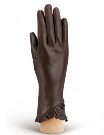 Перчатки женские 100% шерсть IS803 d.brown (Eleganzza)