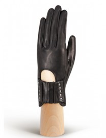 Перчатки женские без пальцев IS1008 black (Eleganzza)