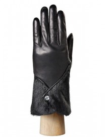 Перчатки женские (шерсть и кашемир) IS01486 black (Eleganzza)