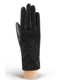 Перчатки женские (шерсть и кашемир) IS02120 black (Eleganzza)