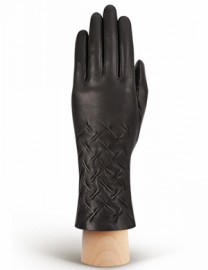 Перчатки женские (шерсть и кашемир) IS125-sh black (Eleganzza)