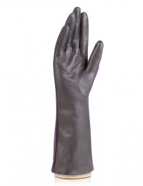 Перчатки женские (шерсть и кашемир) TOUCH F-IS0065 d.violet/d.grey (Eleganzza)