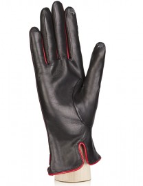 Перчатки женские (шерсть и кашемир) TOUCH IS02074 black/red (Eleganzza)