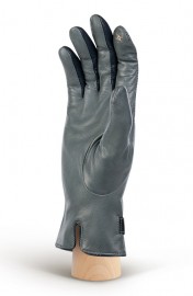 Перчатки женские (шерсть и кашемир) TOUCH IS02074 grey/d.blue (Eleganzza)