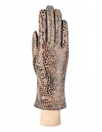 Перчатки женские (шерсть и кашемир) TOUCH IS55200 amazonia/d.brown (Eleganzza)