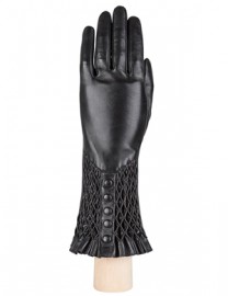 Перчатки женские подкладка из шелка F-IS0070 black (Eleganzza)