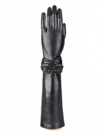Перчатки женские подкладка из шелка F-IS0075 black (Eleganzza)