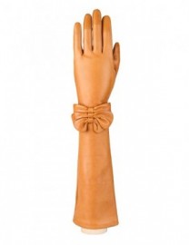 Перчатки женские подкладка из шелка F-IS0075 cork (Eleganzza)