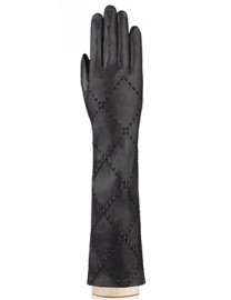 Перчатки женские подкладка из шелка IS02009 black (Eleganzza)