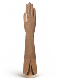 Перчатки женские подкладка из шелка IS02053 taupe (Eleganzza)