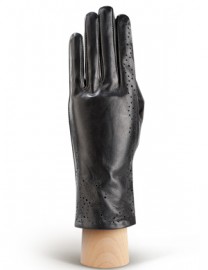 Перчатки женские подкладка из шелка IS074 black (Eleganzza)
