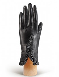 Перчатки женские подкладка из шелка IS6821 black (Eleganzza)
