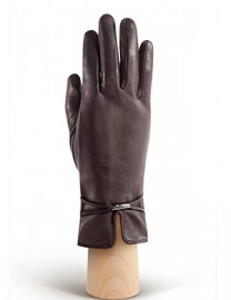 Перчатки женские подкладка из шелка IS851 d.brown (Eleganzza)