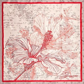 Платок женские шелк 90х90 B06-3142-04 (Eleganzza)
