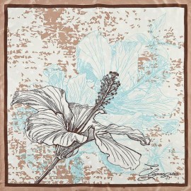 Платок женские шелк 90х90 B06-3142-11 (Eleganzza)