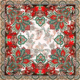 Платок женские шелк 90х90 D03-1132-05 (Eleganzza)