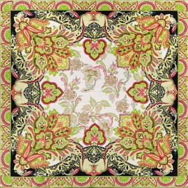 Платок женские шелк 90х90 D03-1132-17 (Eleganzza)