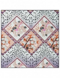 Платок женские шелк 90х90 KE04-7014-05 (Eleganzza)