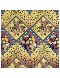 Платок женские шелк 90х90 KE04-7014-17 (Eleganzza)