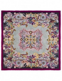 Платок женские шелк+шерсть+мод 140х140 KE16-7006-06 (Eleganzza)