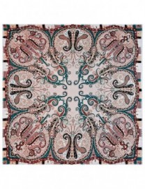 Платок женские шелк+шерсть+мод 140х140 KE16-7007-05 (Eleganzza)