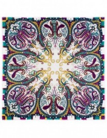 Платок женские шелк+шерсть+мод 140х140 KE16-7007-14 (Eleganzza)