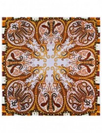 Платок женские шелк+шерсть+мод 140х140 KE16-7007-17 (Eleganzza)