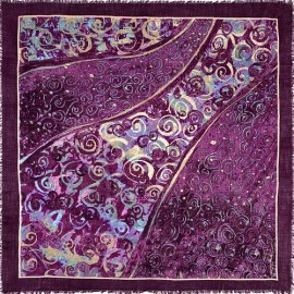 Платок женские шерсть+кашемир 110х110 Y42-7119-10 (Eleganzza)