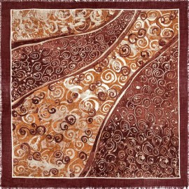 Платок женские шерсть+кашемир 110х110 Y42-7119-16 (Eleganzza)
