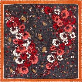 Платок женские шерсть+кашемир 90х90 Y42-7121-01 (Eleganzza)