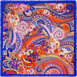 Платок женские шерсть+шелк 110х110 B43-3132-12 (Eleganzza)