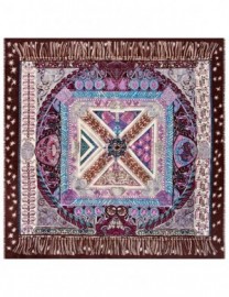 Платок женские шерсть+шелк 110х110 S43-0737-08 (Eleganzza)