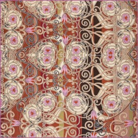 Платок женские шерсть+шелк 120х120 B43-3134-16 (Eleganzza)