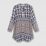 Платье с длинными рукавами и этническим рисунком IVY 7/8 TUNIC
